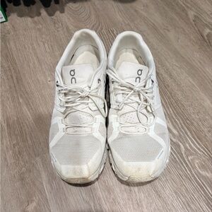 On Running Men’s White Tennis Shoes